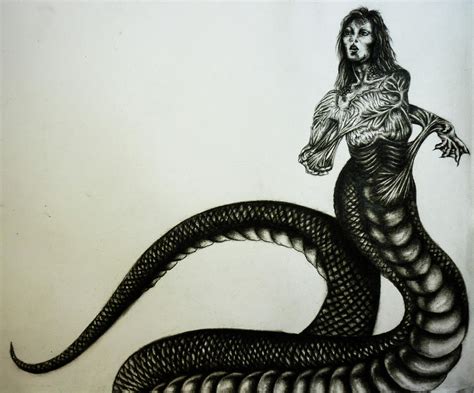 half snake half woman|10 Legendary Half Human Half Snake Like Beings Of Mythology